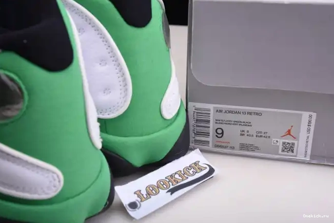 One Kick DB6537-113 Green Air Lucky 13 Jordan 0528